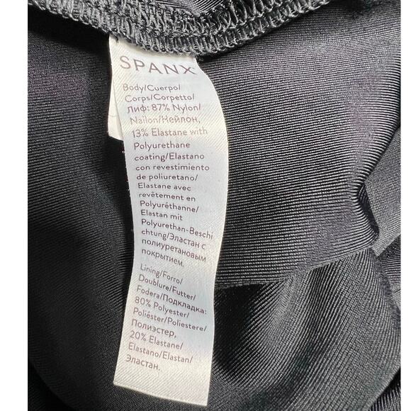 Spanx Faux Leather Leggings in Black Size Large Style 2437 Retail $98 - Picture 8 of 8